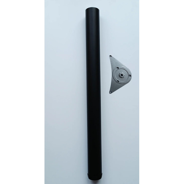 Noga meblowa fi 60 H-710  czarna mat Rejs